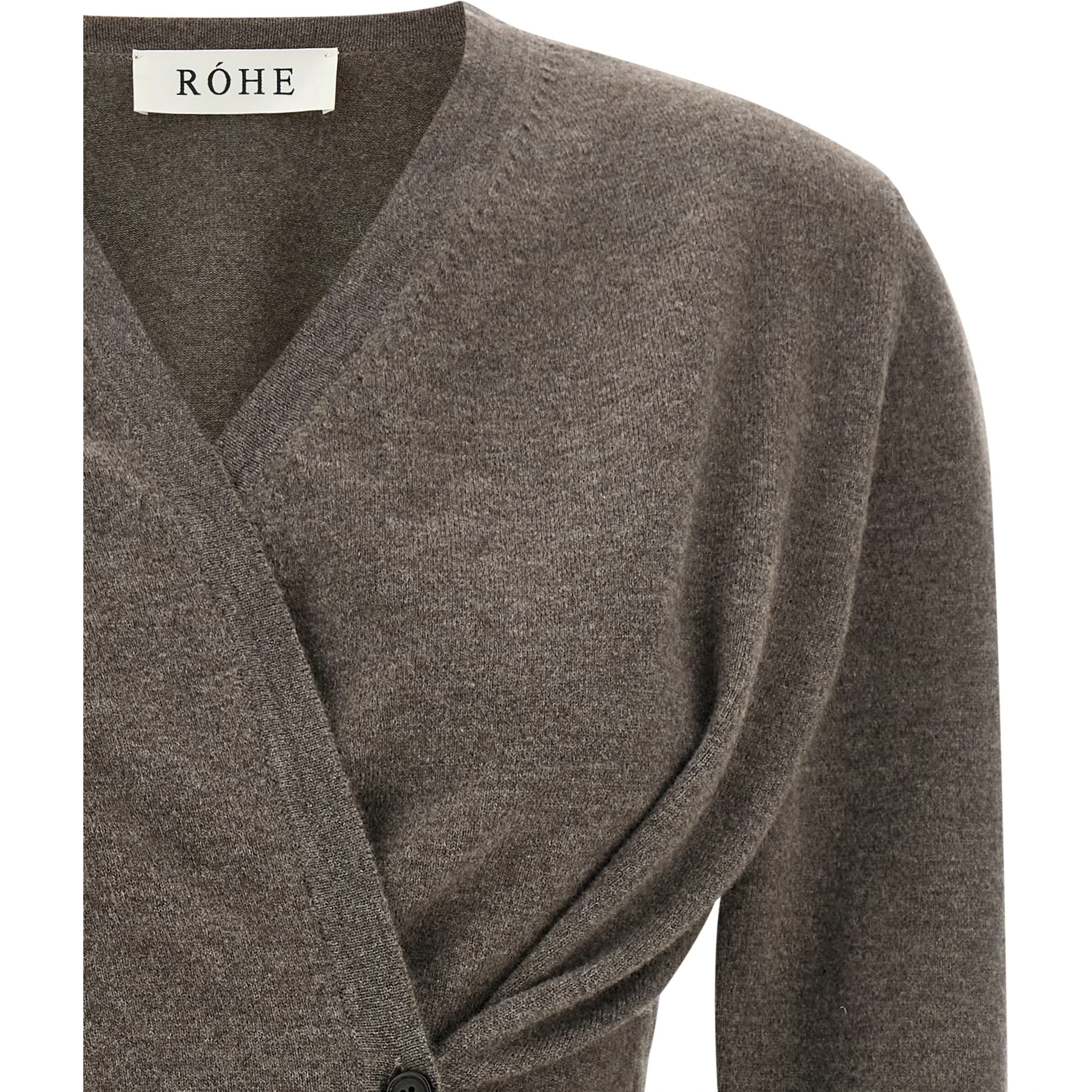 Brown Wool Cardigan