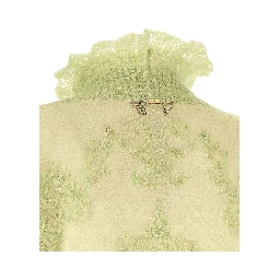 Bicolor Polyamide Cardigan
