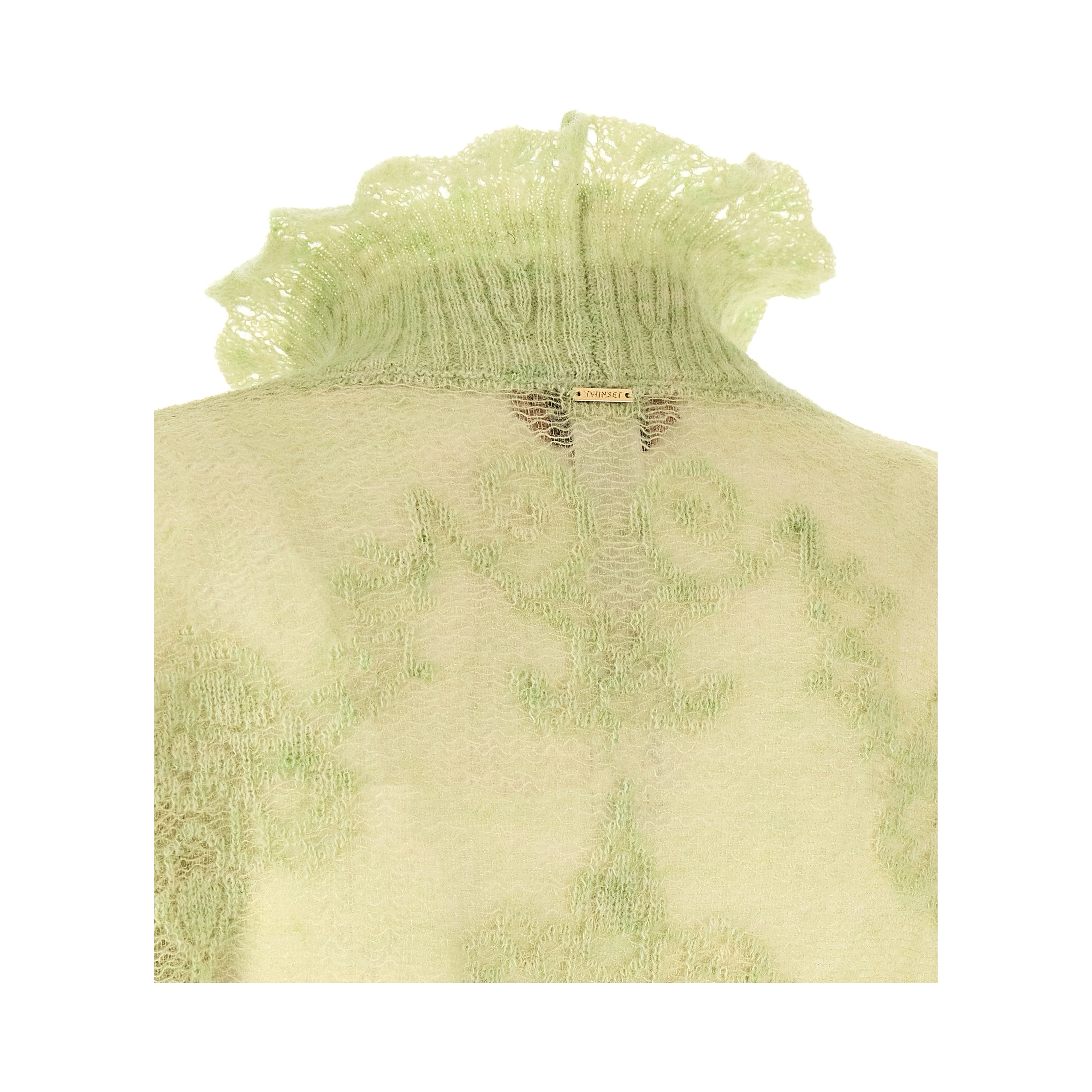 Bicolor Polyamide Cardigan