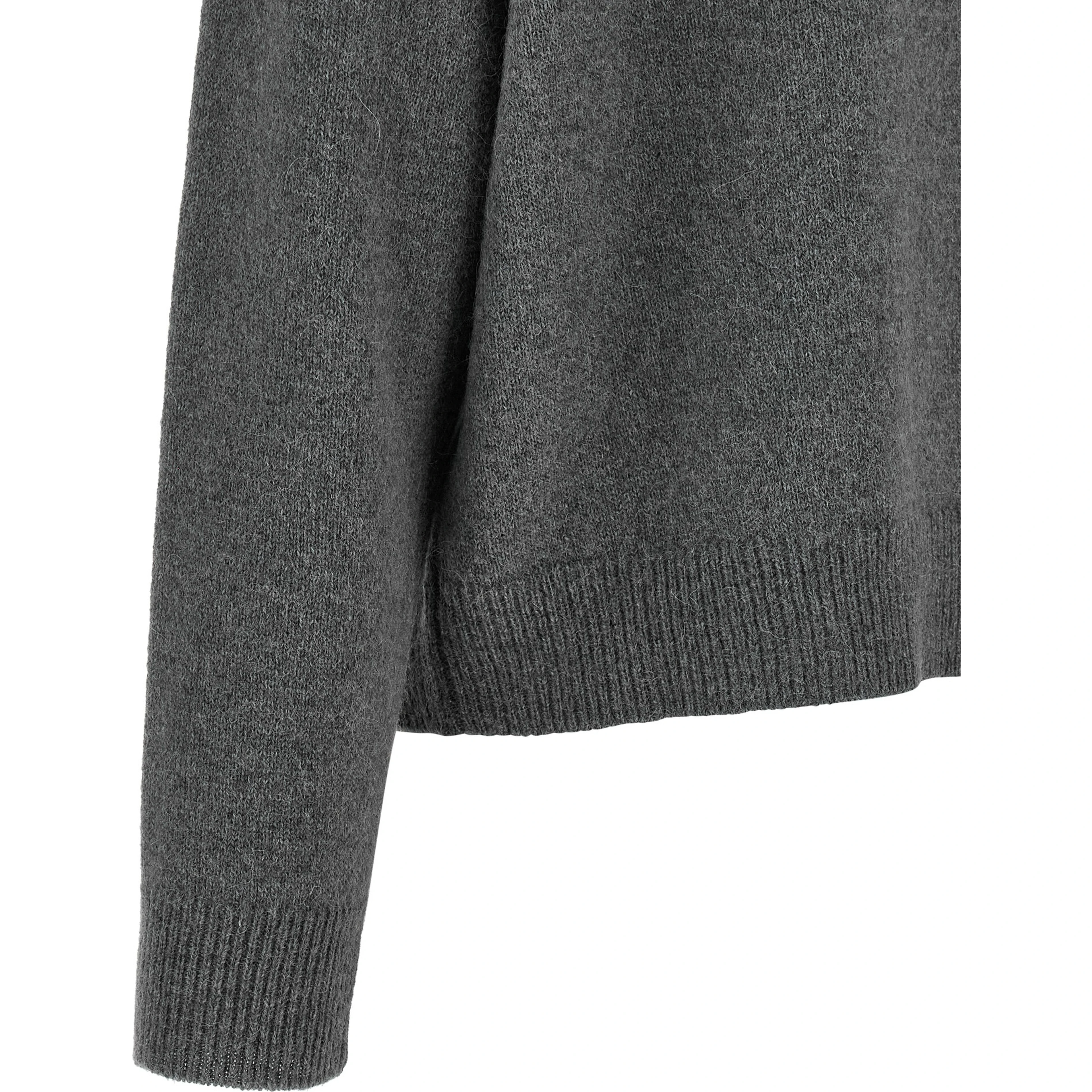 Gray Wool Cardigan