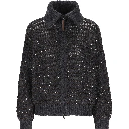 Brunello Cucinelli Sweaters Grey