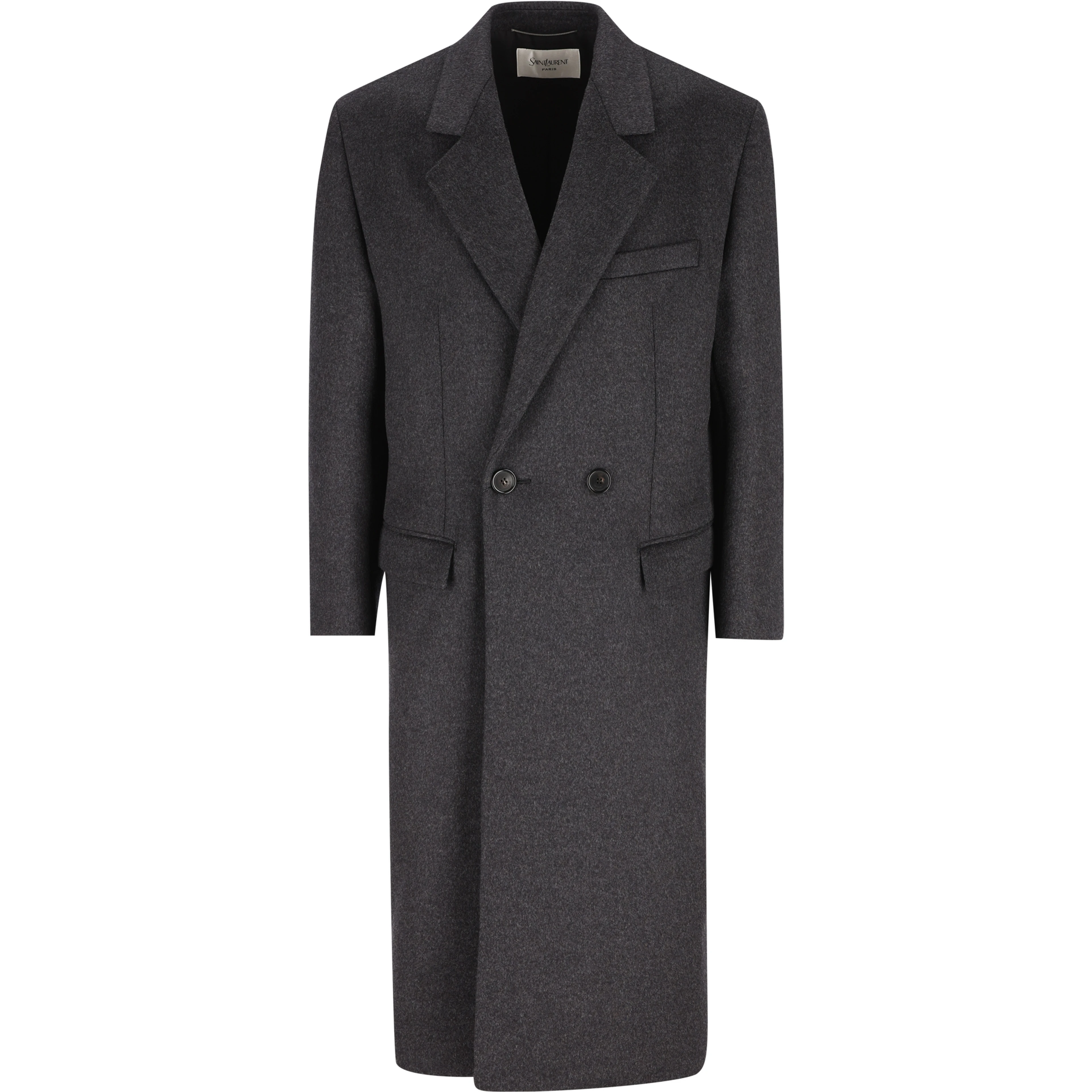 Saint Laurent  Coats Grey