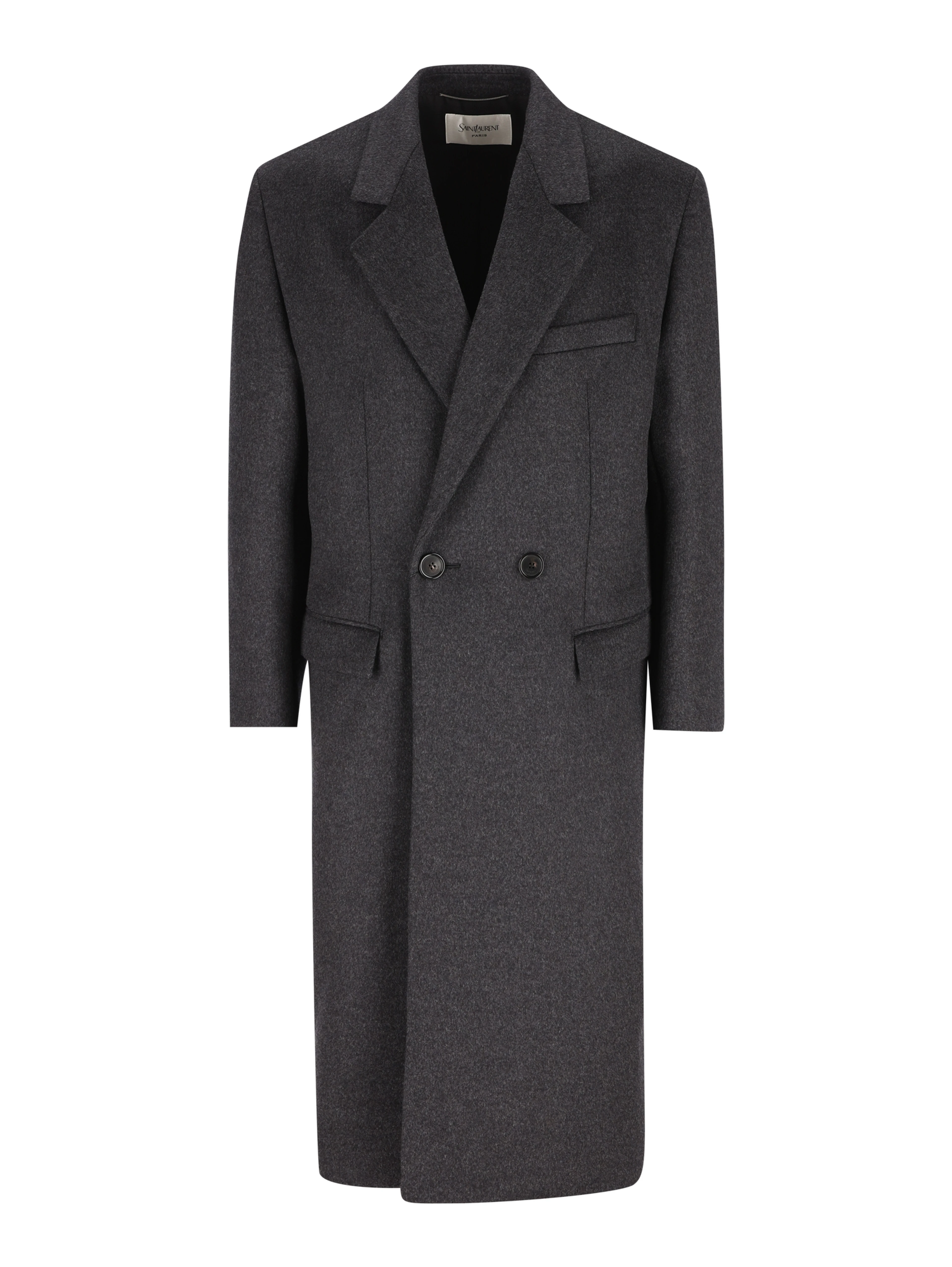 Saint Laurent  Coats Grey