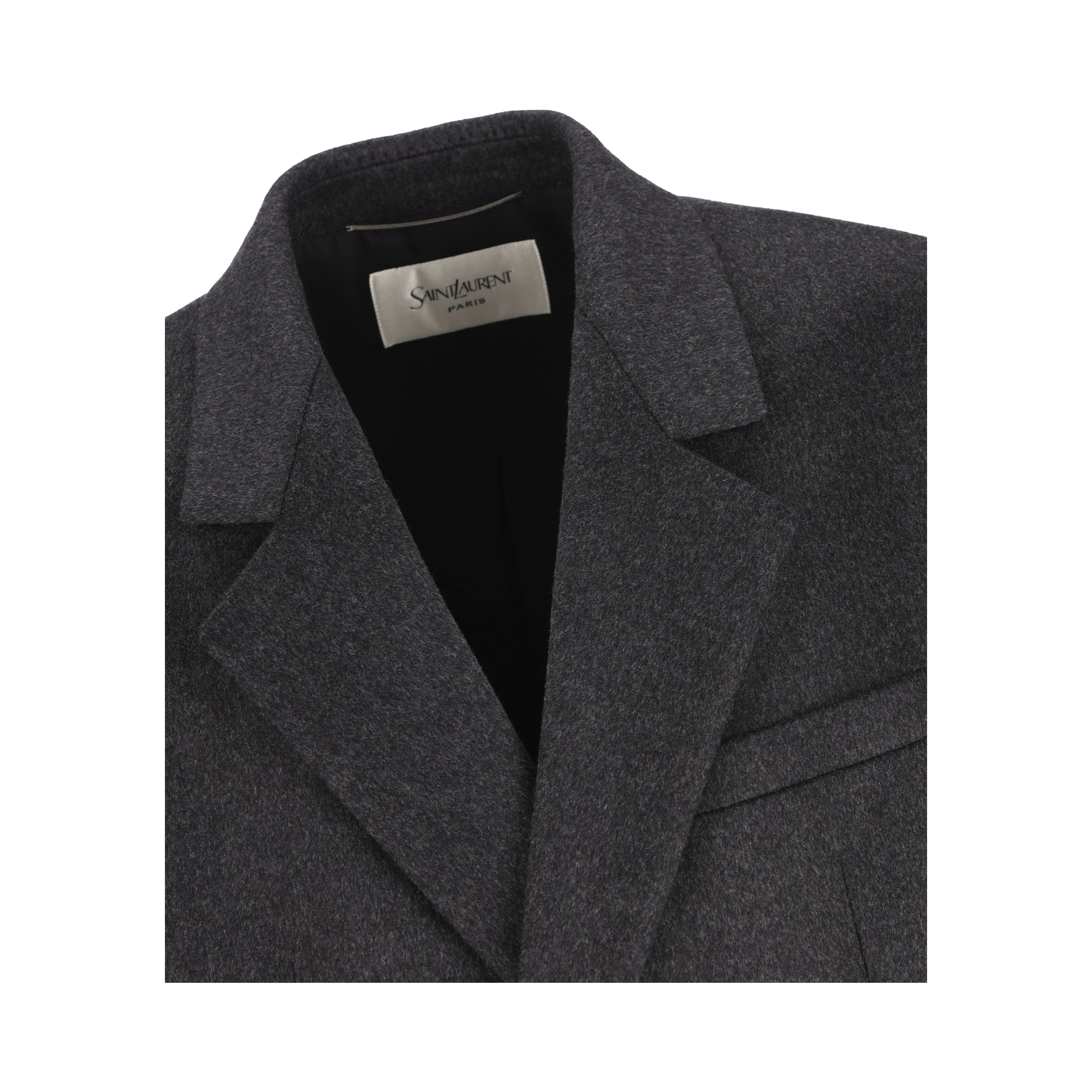 Saint Laurent  Coats Grey