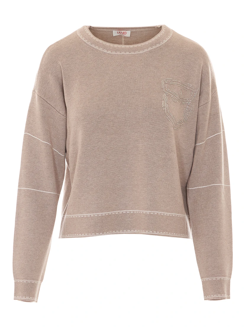 Liu Jo Sweaters Beige
