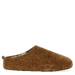 Brown Calfskin Mules