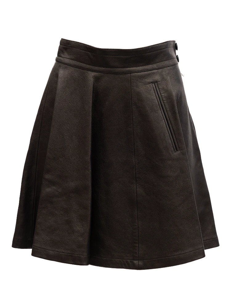 Midi Black Skirt