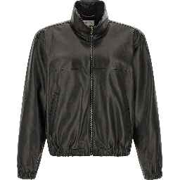 Black Lamb Leather Leather Jacket