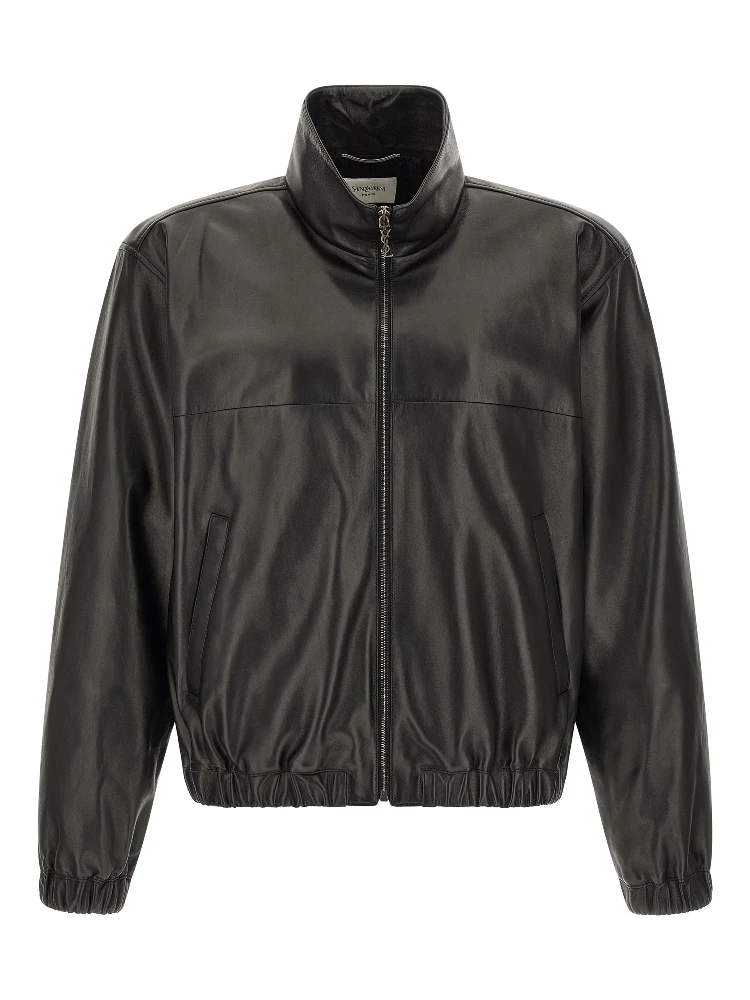 Black Lamb Leather Leather Jacket
