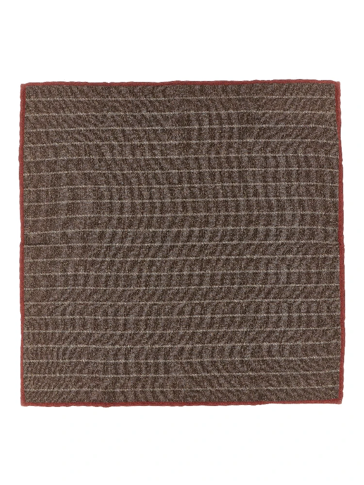 Brown Silk Scarf