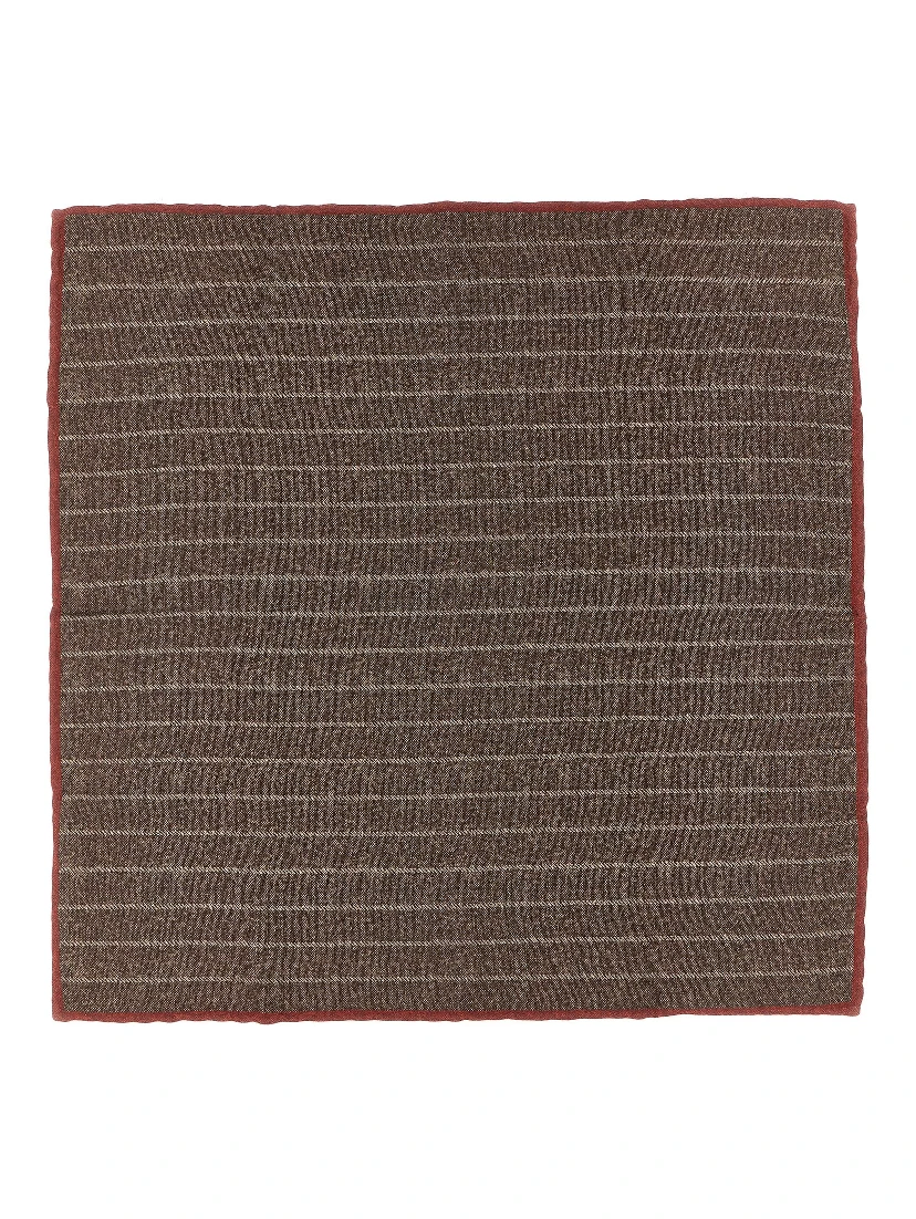 Brown Silk Scarf