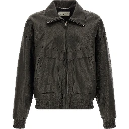 Black Lamb Leather Leather Jacket
