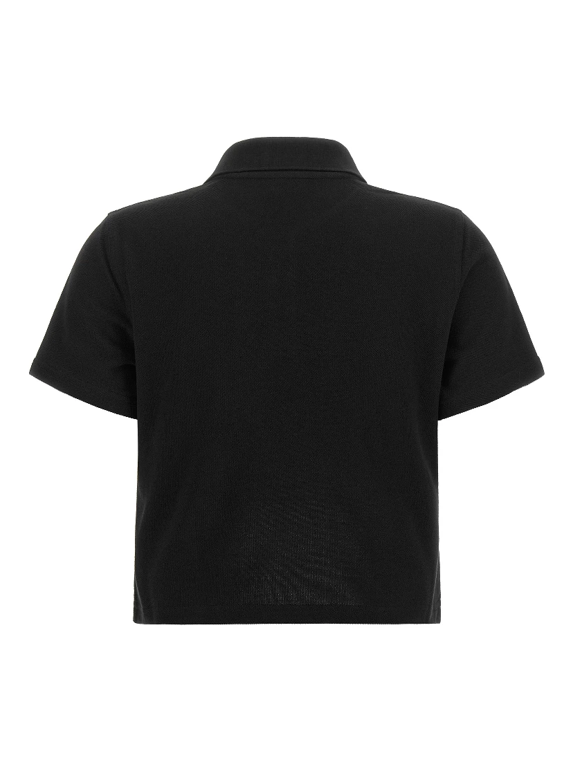 Black Cotton Polo Shirt