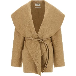 Beige Wool Coat