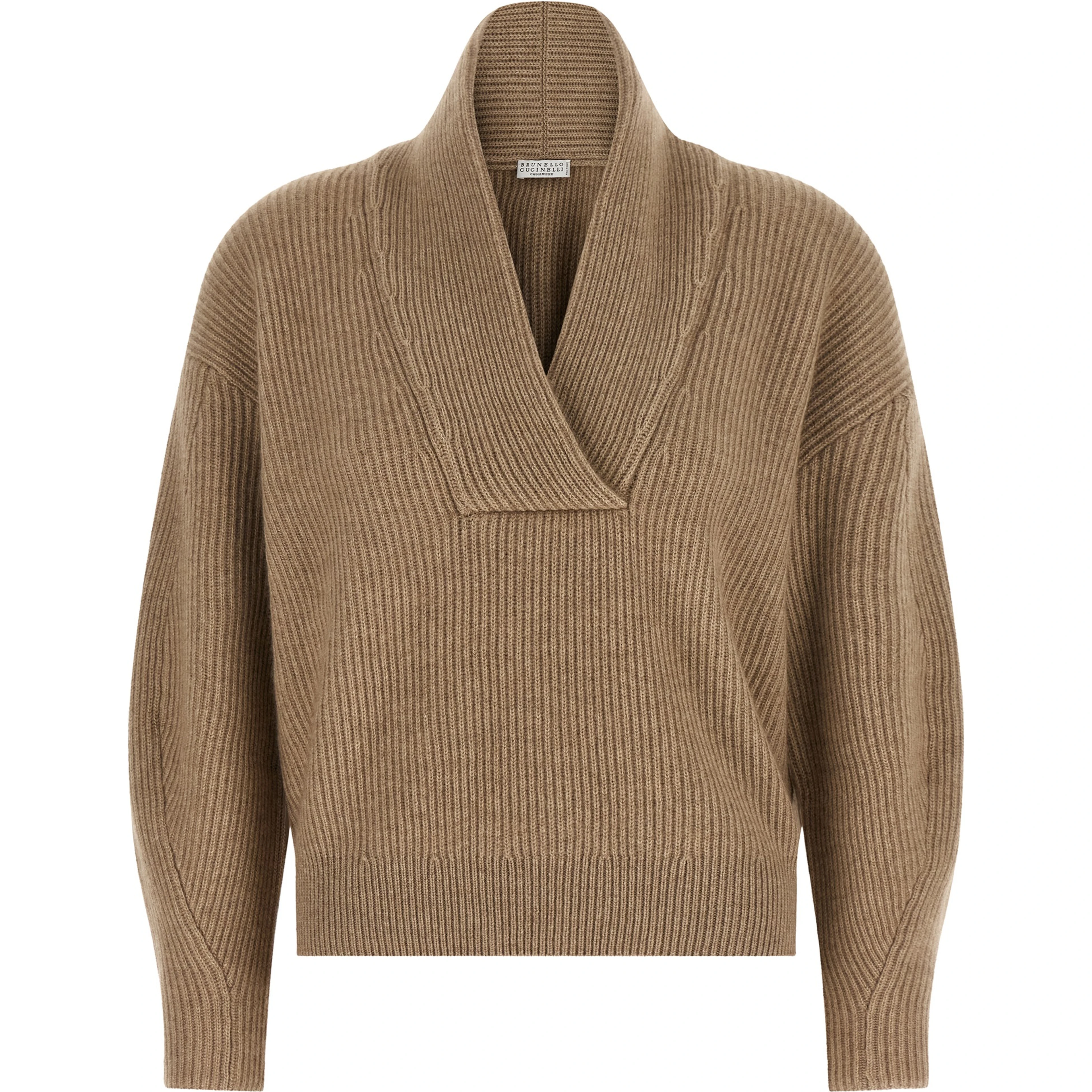 Beige Cashmere Cardigan
