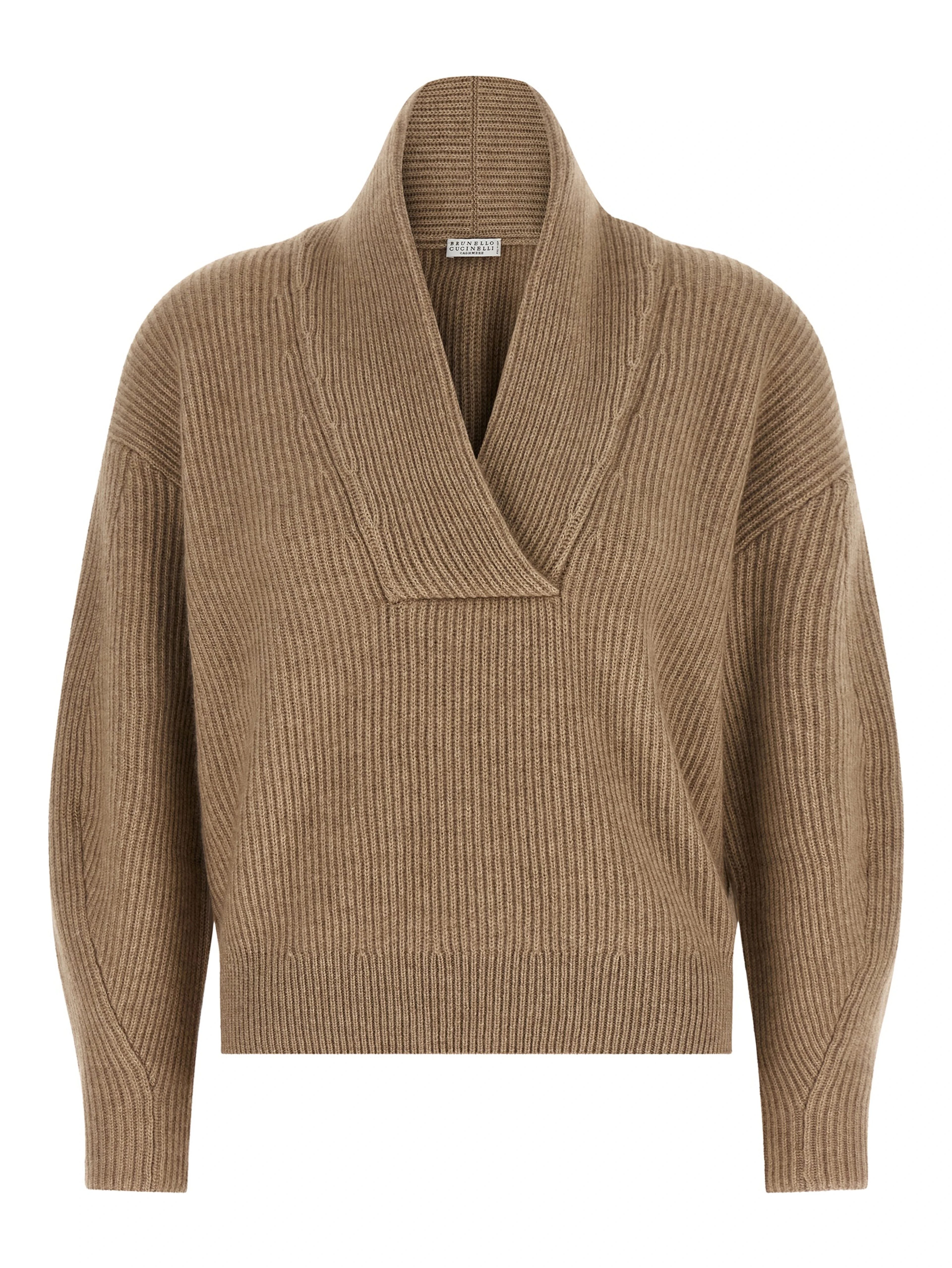Beige Cashmere Cardigan