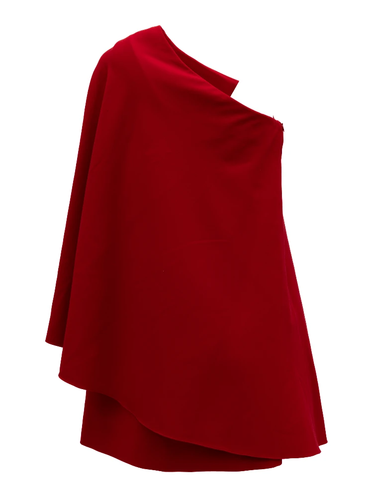 Deep Red Short Cocktail Dress