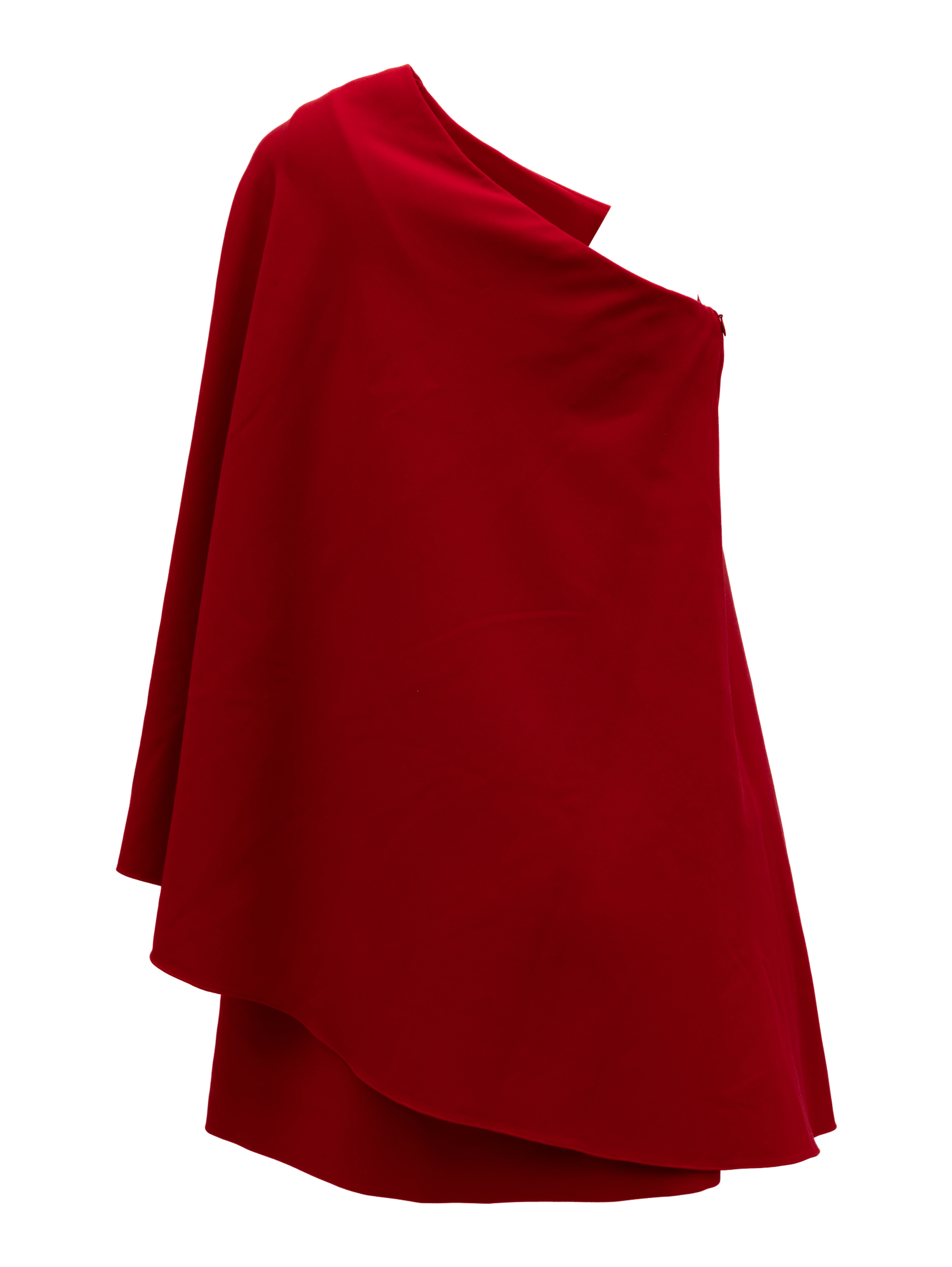 Deep Red Short Cocktail Dress