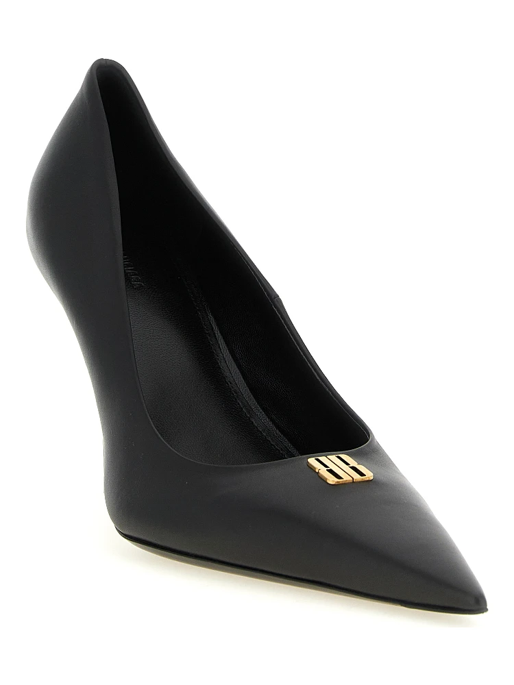 Black Calfskin High Heel Pumps alternative