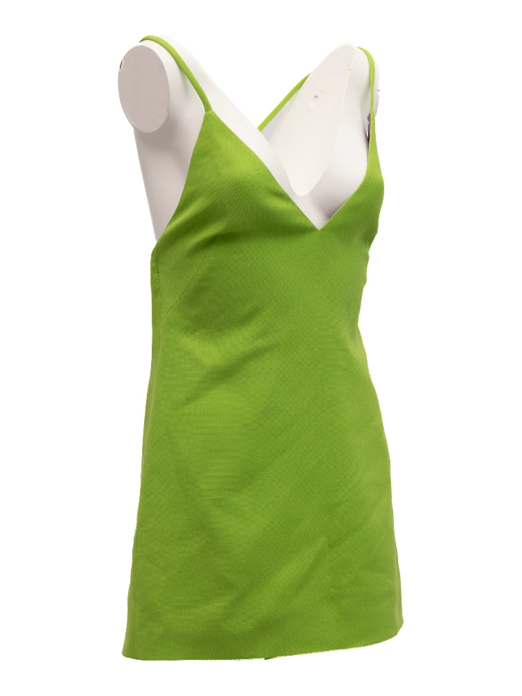 Neon Green Open Back Dress alternative