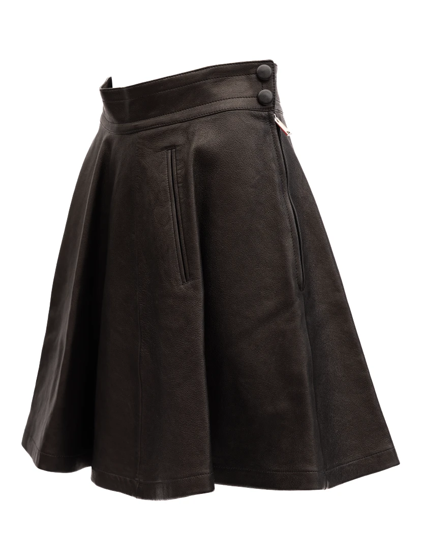 Midi Black Skirt