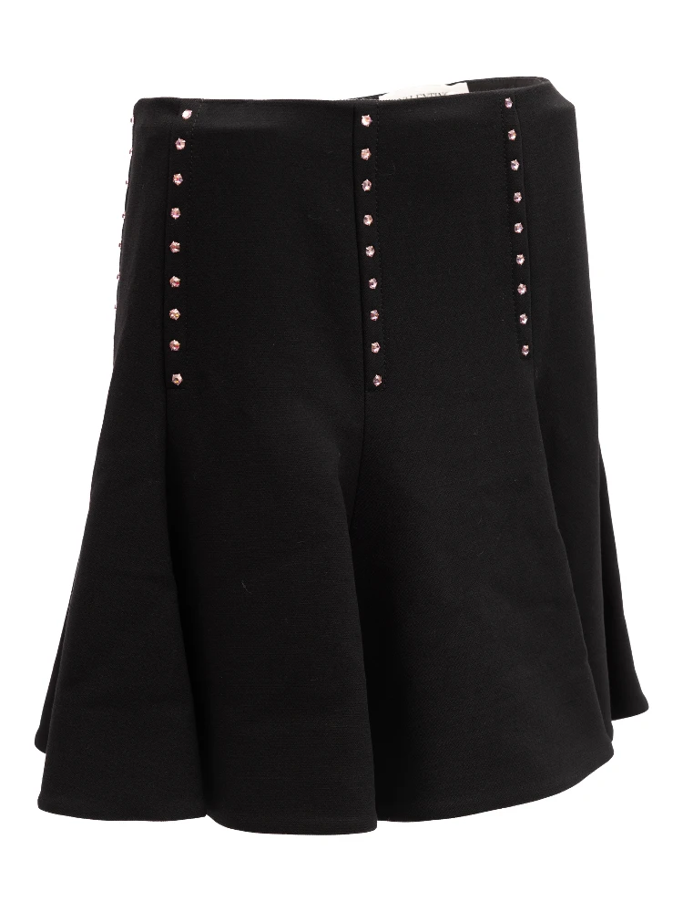 Mini Black Skirt with Gold Details alternative