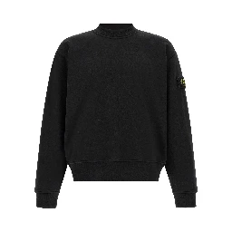 Black Cotton Sweatshirt