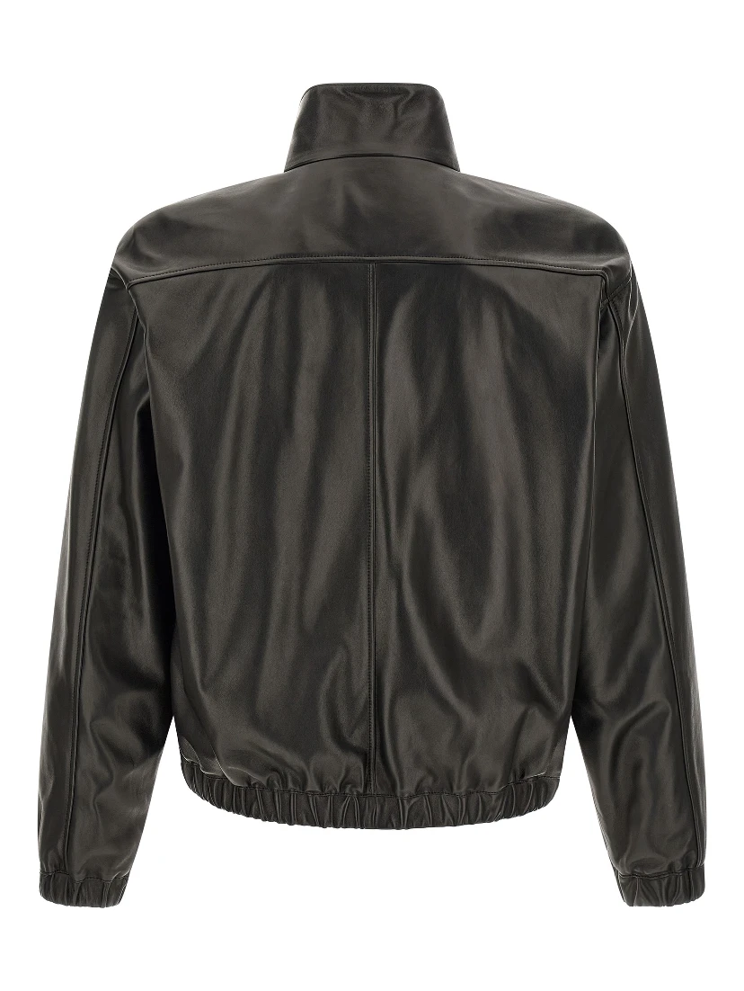 Black Lamb Leather Leather Jacket