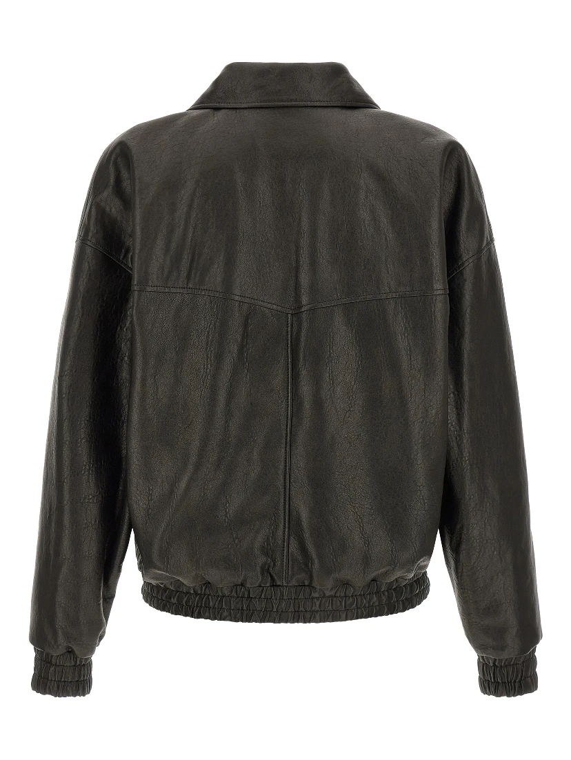 Black Lamb Leather Leather Jacket