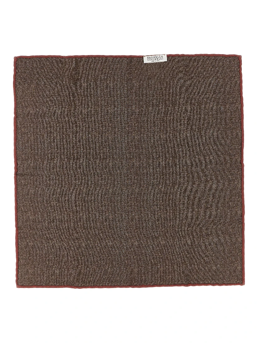 Brown Silk Scarf