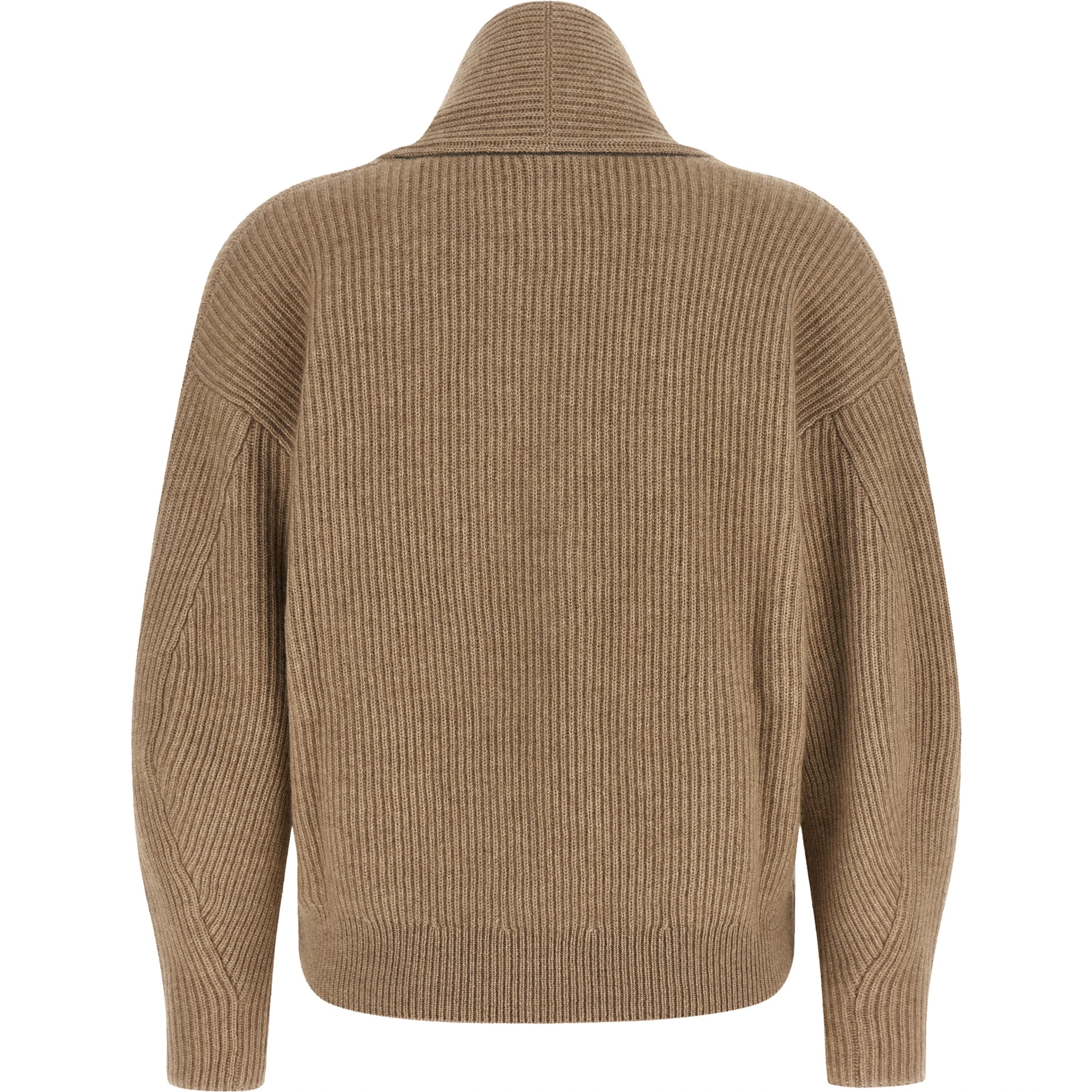 Beige Cashmere Cardigan