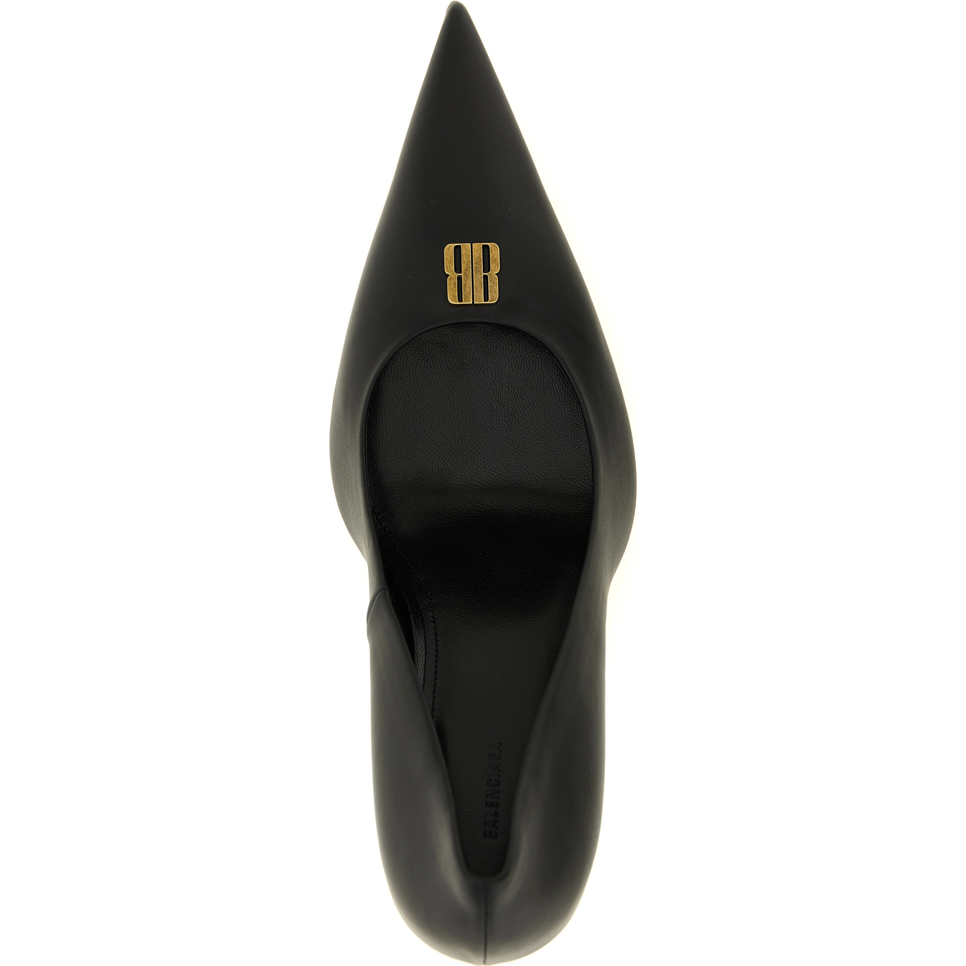 Black Calfskin High Heel Pumps