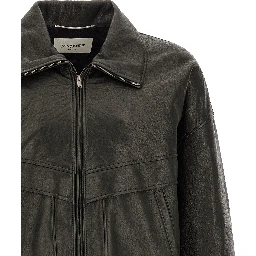 Black Lamb Leather Leather Jacket