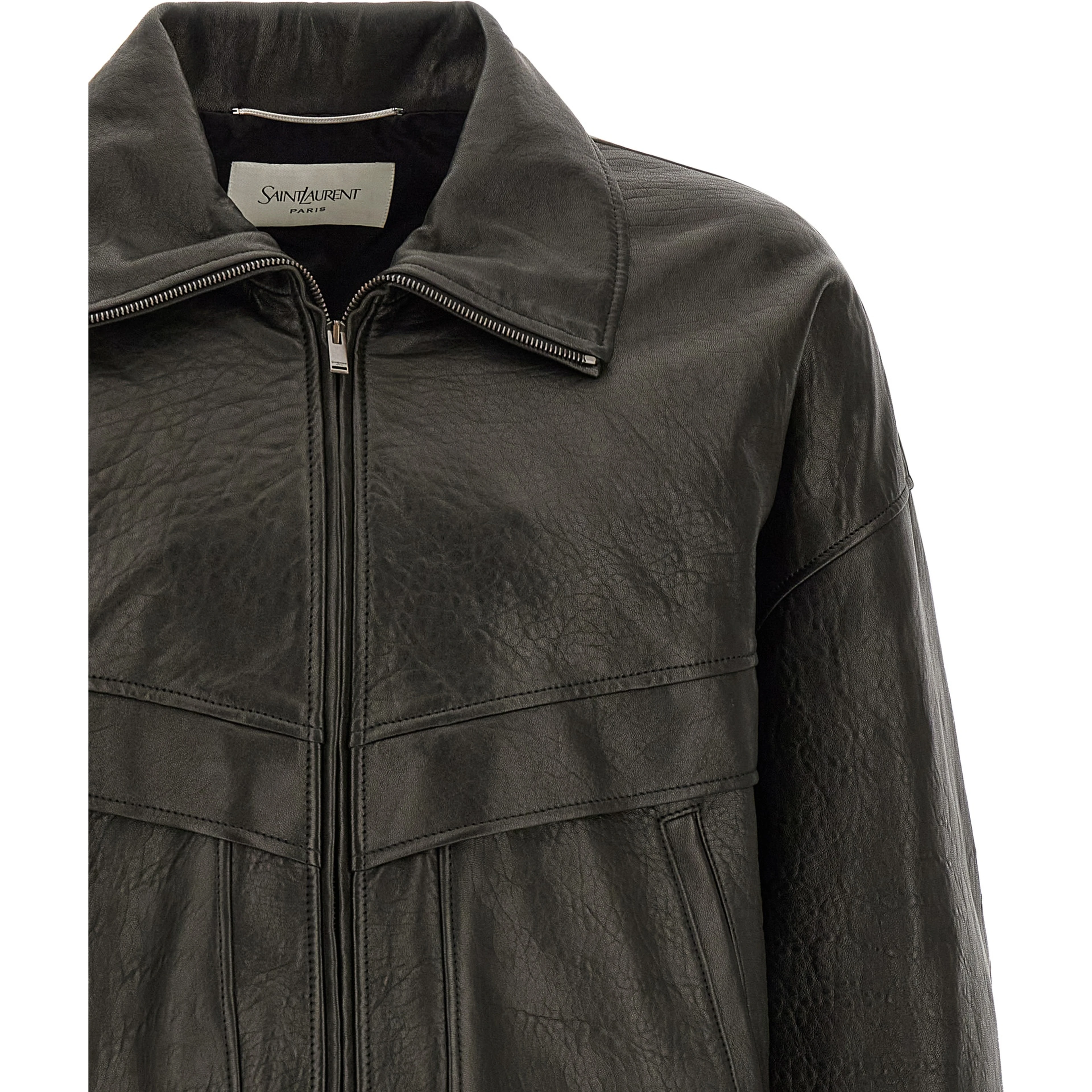 Black Lamb Leather Leather Jacket