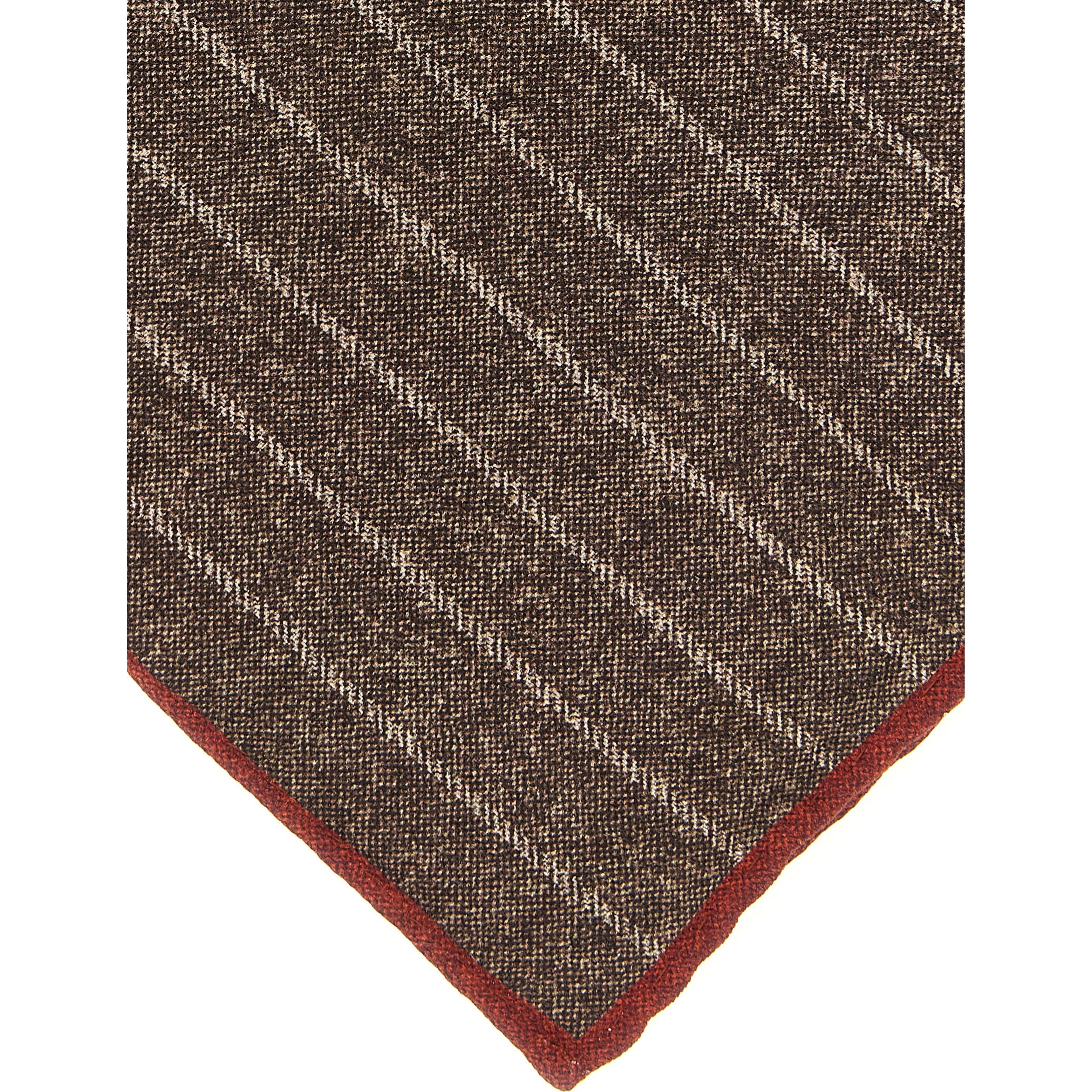 Brown Silk Scarf