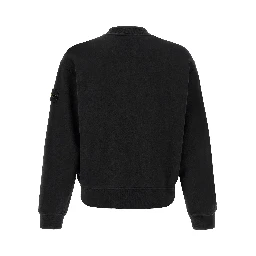 Black Cotton Sweatshirt