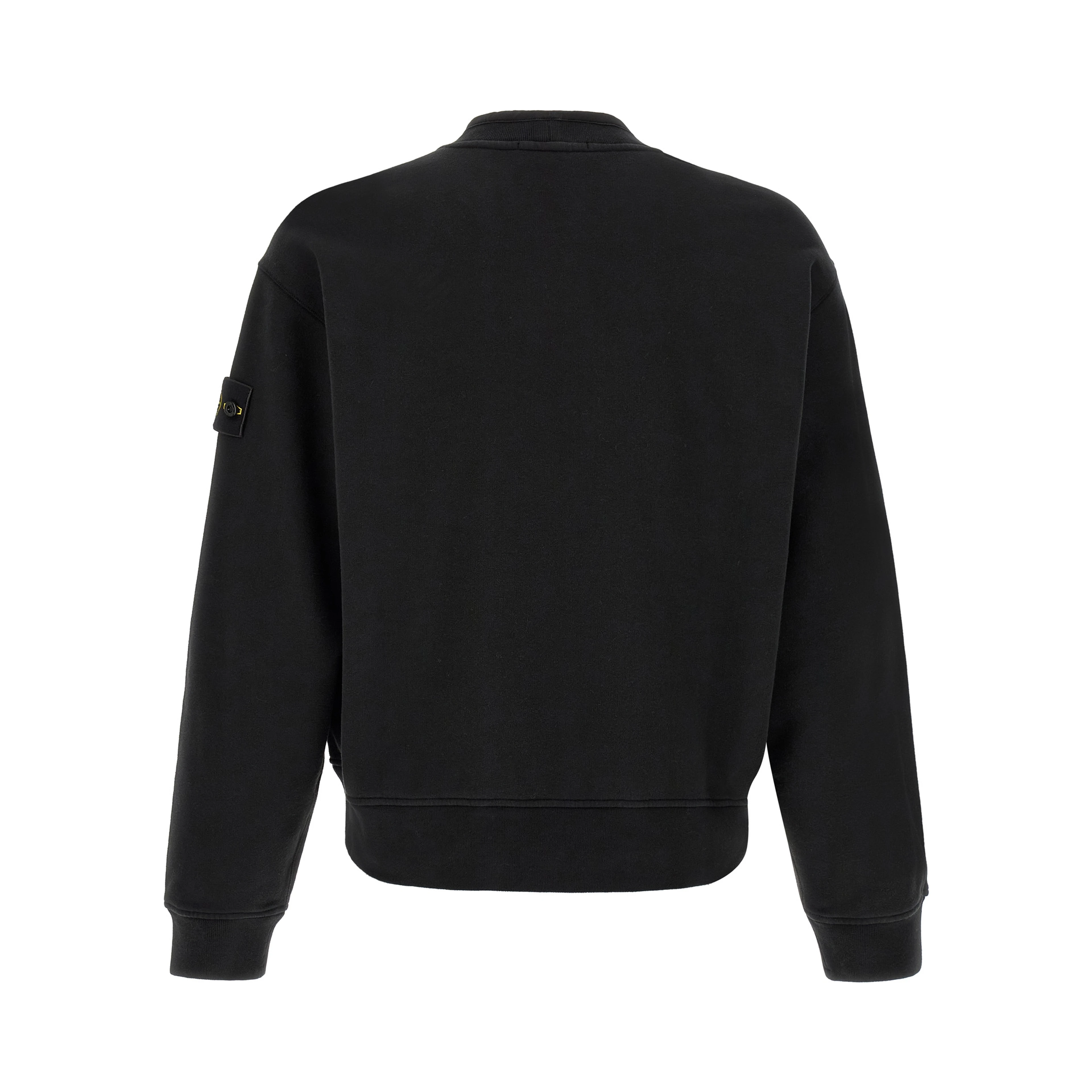 Black Cotton Sweatshirt