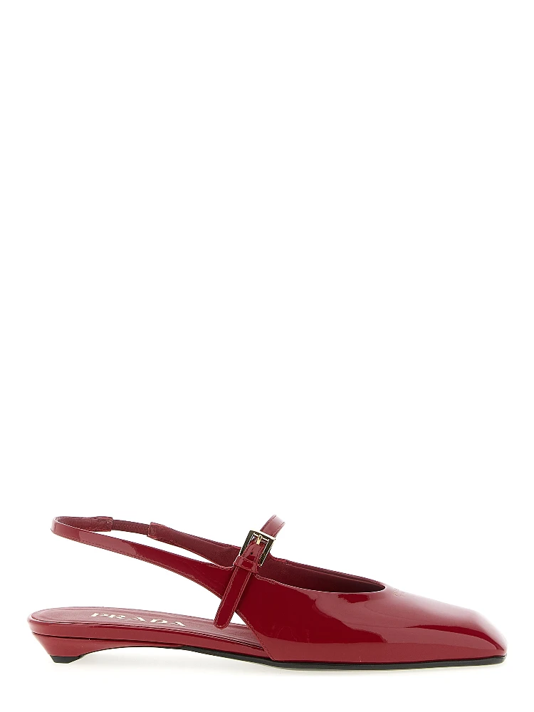 Multicolor Calfskin Ballet Flats