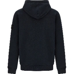 Blue Cotton Sweatshirt