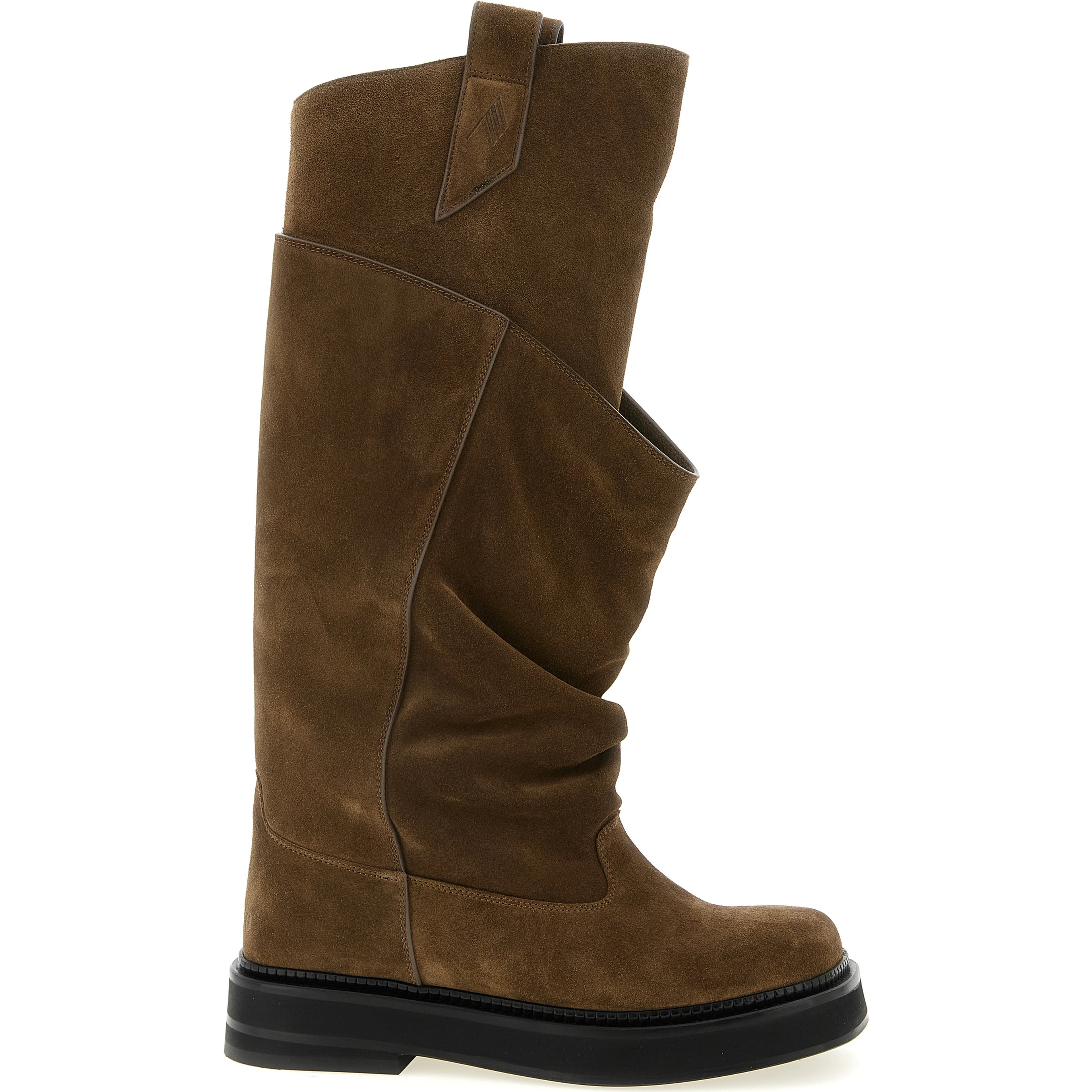Brown Calfskin Over The Knee