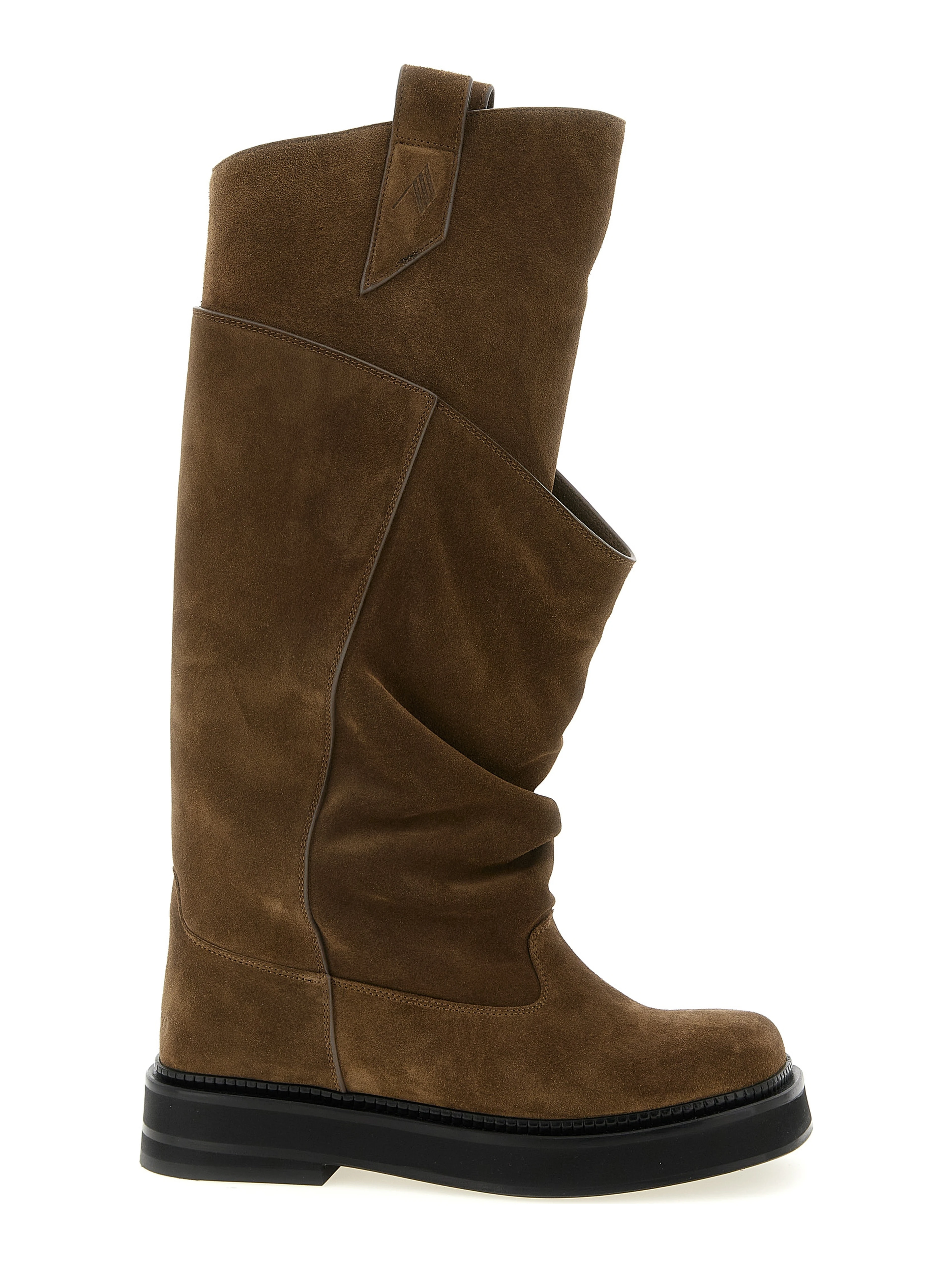 Brown Calfskin Over The Knee