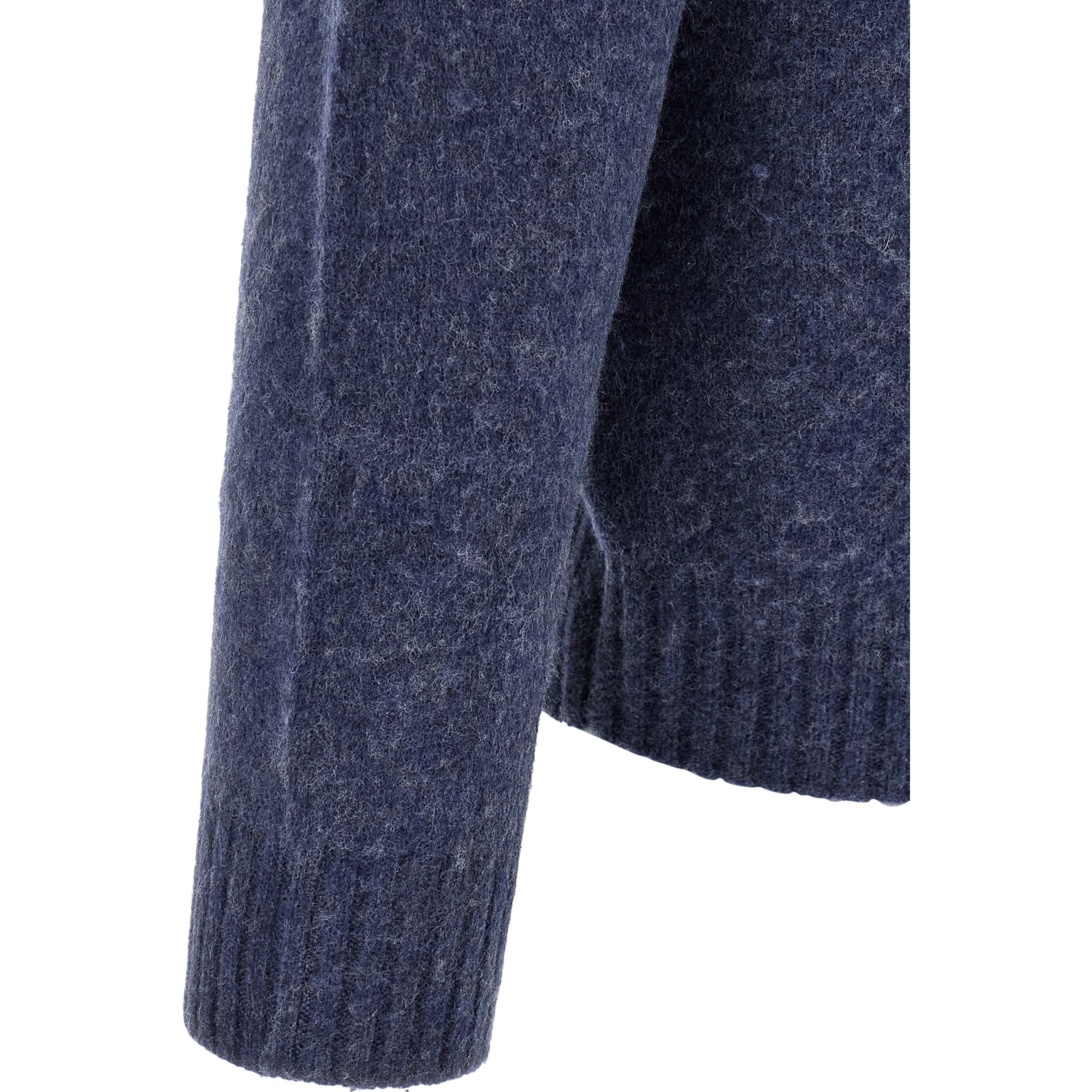 Blue Wool Cardigan
