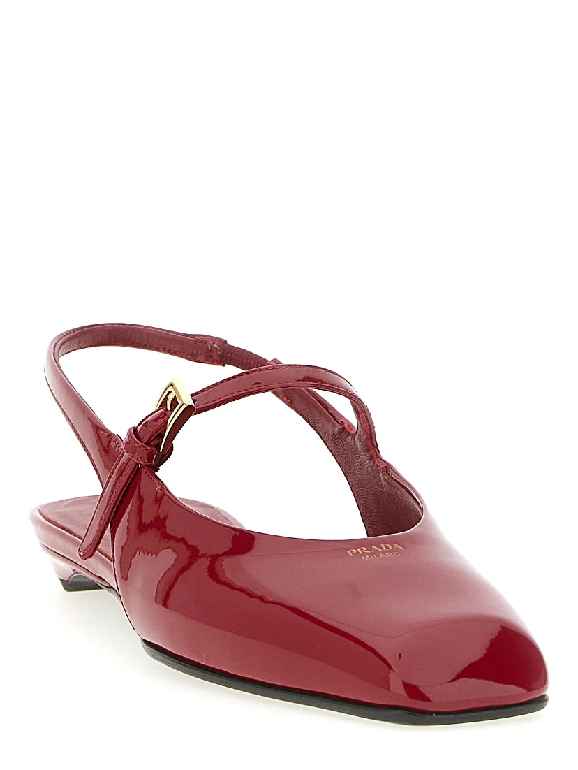 Multicolor Calfskin Ballet Flats
