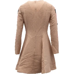 Beige Lace Cocktail Dress