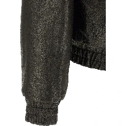 Black Lamb Leather Leather Jacket