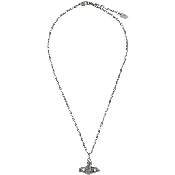 Gray Brass Necklace