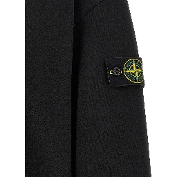 Black Cotton Sweatshirt