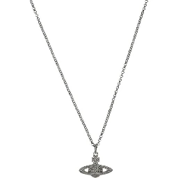 Gray Brass Necklace