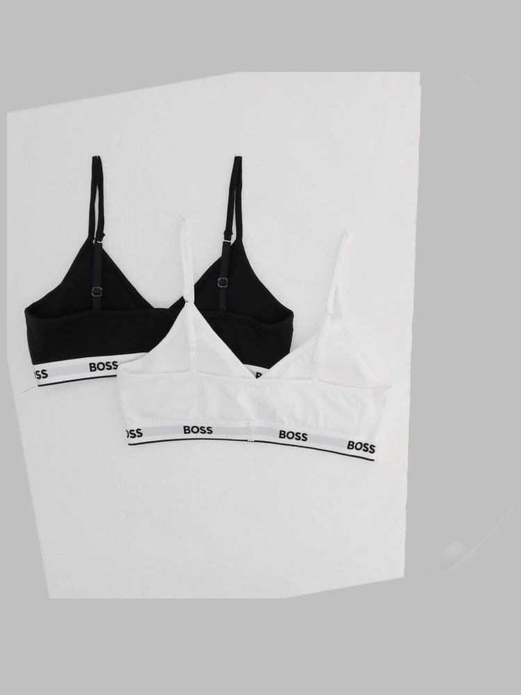 2-Pack reggiseno a triangolo con banda logata alternative