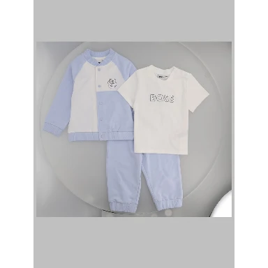 Set tuta sportiva e t-shirt con monogrammi doppia B